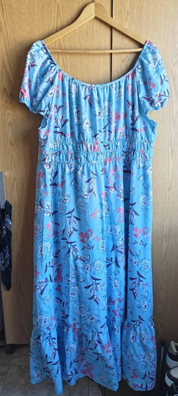 Long dress with floral pattern – photo 4